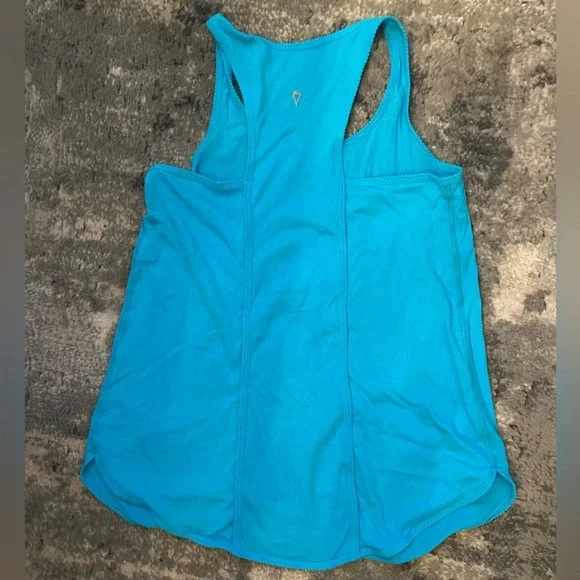 Ivivva Lululemon Girls Flowy Tank, Blue, SZ Kids 14 - Picture 3 of 3